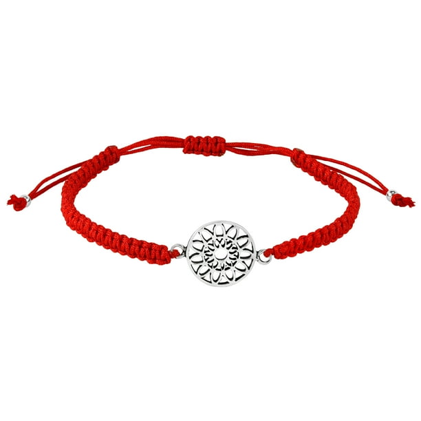 Artwork Store Adjustable Silver Bracelets Flower Mandala Charm Charming Fashion Chain Link Bracelets Jewelry for Women Artwork Store Adjustable Silver Bracelets Flower Mandala Charm Charming Fashion Chain Link Bracelets Jewelry for Women